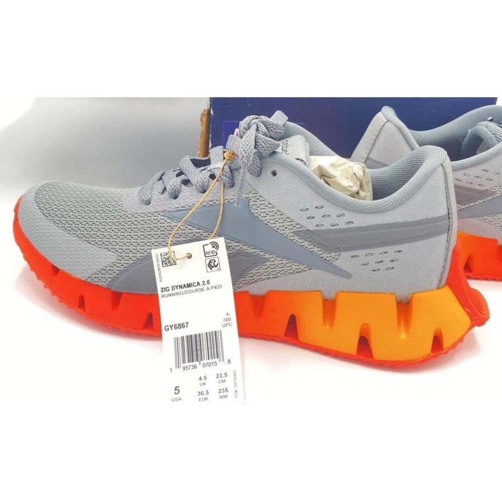 Reebok Zig Dynamica 2.0 Big Kid YOUTH Size 5 Rare Color Great Gift NEW IN BOX